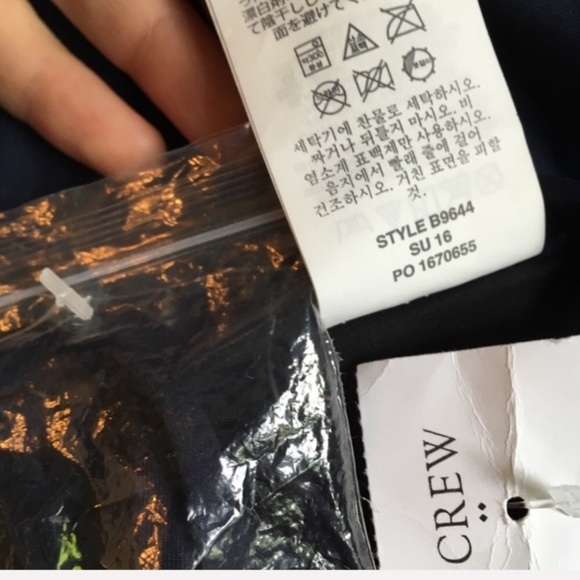 NWT J. Crew Navy Underwire Halter Tankini Top 6 - Picture 6 of 8